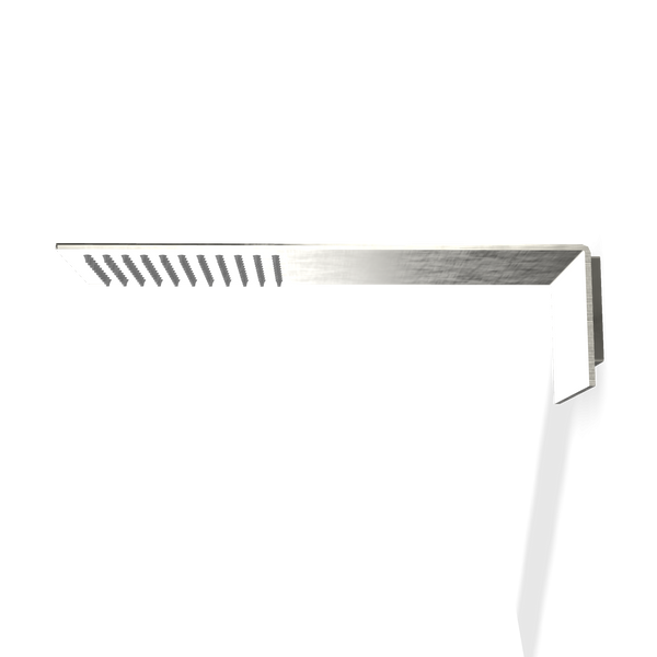 Treemme 3.6 RWIT2847IS01 soffione slim a parete 46x15 in acciaio inox satinato