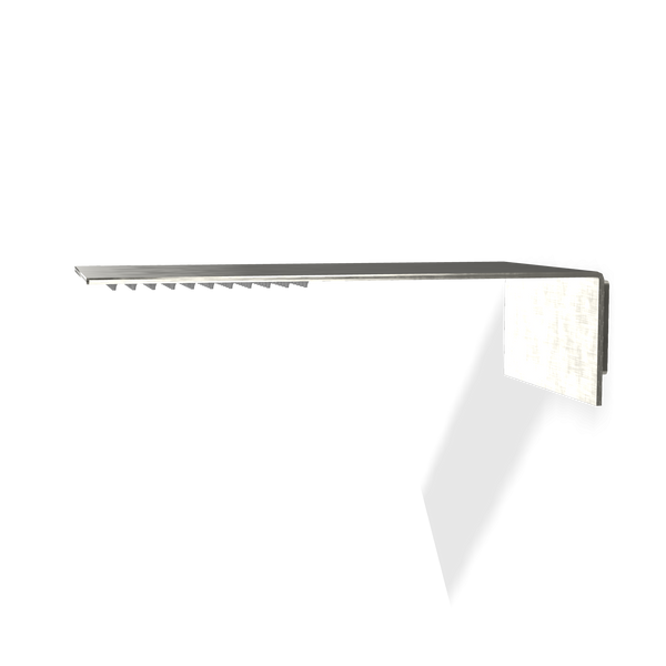 Treemme 3.6 RWIT2847IS02 soffione 46x22 slim a parete in acciaio inox satinato