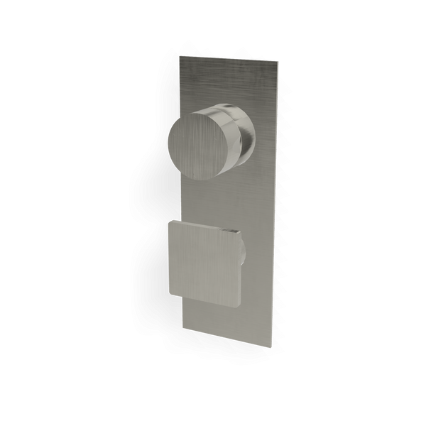 Treemme 5mm rwit28a3is03 miscelatore doccia monocomando con maniglia quadra deviatore 3 uscite inox satinato