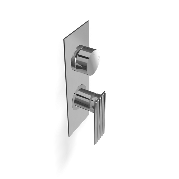 Treemme Los RWIT2AA2CC02 miscelatore monocomando con deviatore 2 uscite senza parte incasso cromo