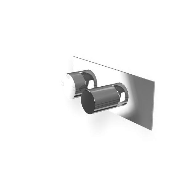 Treemme T30 RWIT5BE2CC02 miscelatore doccia monocomando con maniglia liscia e deviatore 2 uscite senza parte incasso cromo