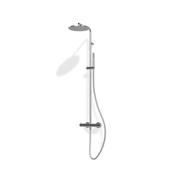 Treemme Up+ RWIT6581CC25 colonna doccia con gruppo termostatico doccetta e soffione 25 cm tondo anticalcare cromo