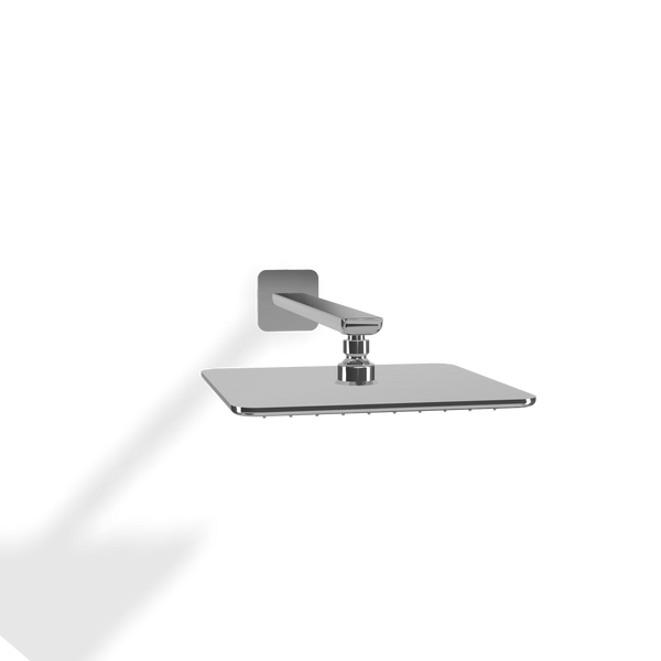 Treemme Hask soffione doccia 25x25 a parete anticalcare in ottone cromo RWIT6A47CC01