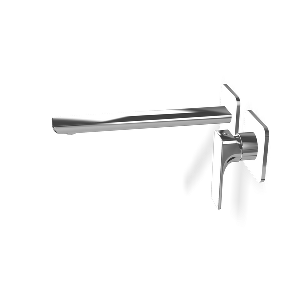 Treemme Hask RWIT6AC6CC03 miscelatore lavabo incasso 233 mm 2 piastre senza parte incasso cromo