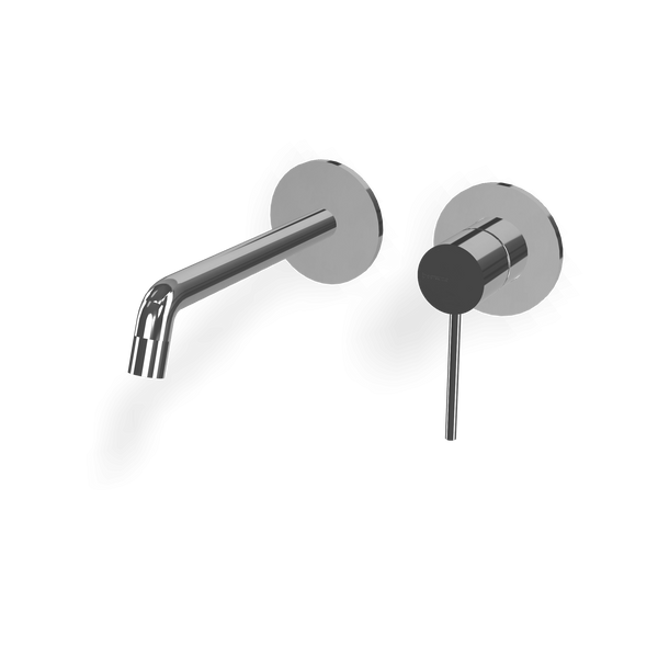 Treemme Up+ RWIT6BC5CC01 miscelatore monocomando lavabo 176mm a muro senza parte incasso cromo