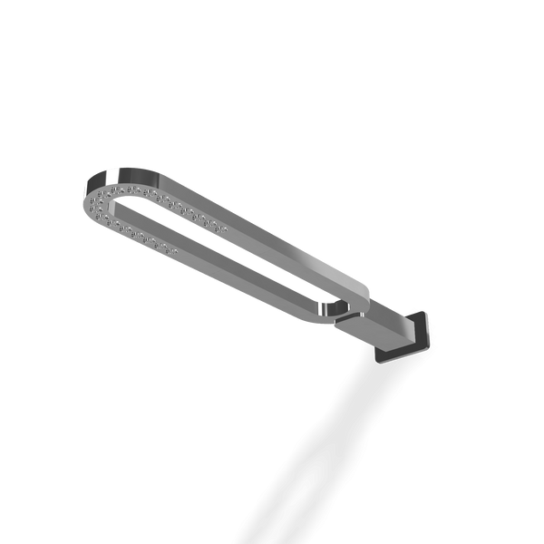 Treemme Philo RWIT7007CC01 soffione a parete 442 mm con aeratori in ottone cromo