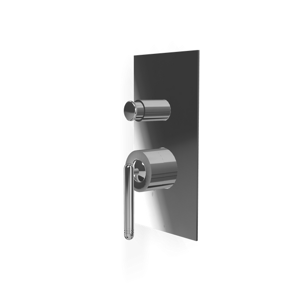 Treemme Philo RWIT70B1CC01 miscelatore monocomando vasca doccia incasso con leva stick senza parte incasso cromo