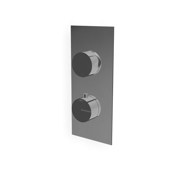 Treemme Arche RWIT8A46CC03 miscelatore doccia termostatico incasso con deviatore 2 uscite senza parte incasso cromo