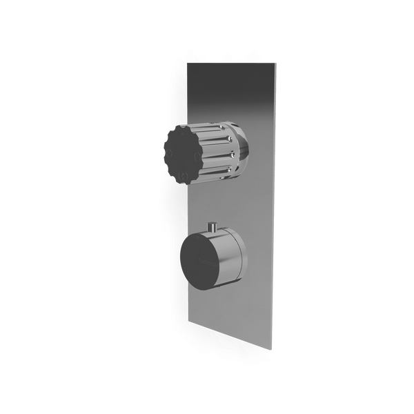 Treemme Los RWIT8A46CC60 termostatico incasso con deviatore 2 uscite senza parte incasso cromo