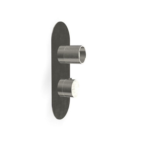 Treemme Watertube RWIT8A46IS19 miscelatore termostatico incasso con deviatore 2 uscite senza parte incasso inox satinato