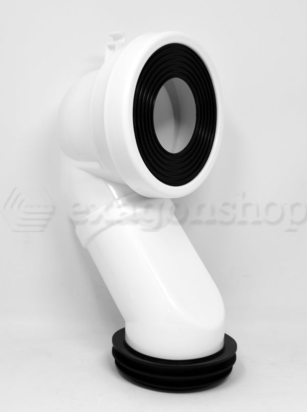 Sanitari filomuro ceramica vaso e bidet con sedile chiusura rallentata Linea Zeta