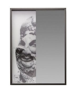 Antonio lupi Collage353w specchio 54x75 illuminato con cornice alluminio