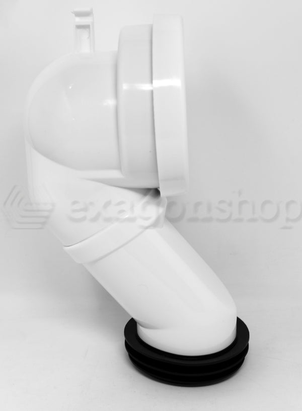 Sanitari filomuro ceramica vaso e bidet con sedile chiusura rallentata Linea Zeta