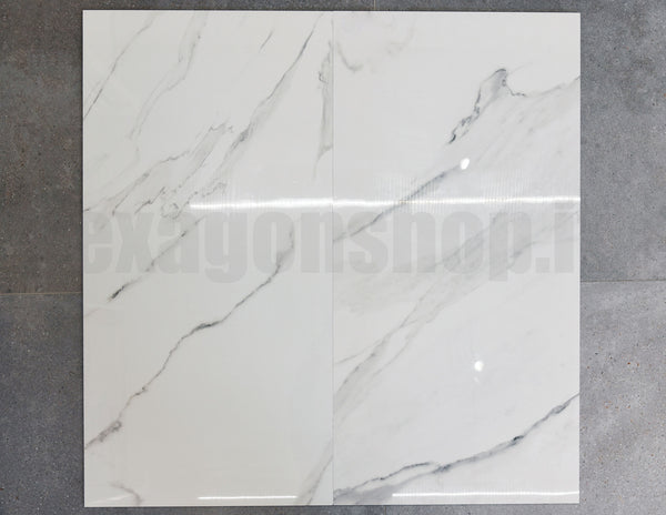 Pavimento rivestimento 60x120 rettificato effetto Marmo Prima Scelta Thasos Marble 120JM001 La Fenice