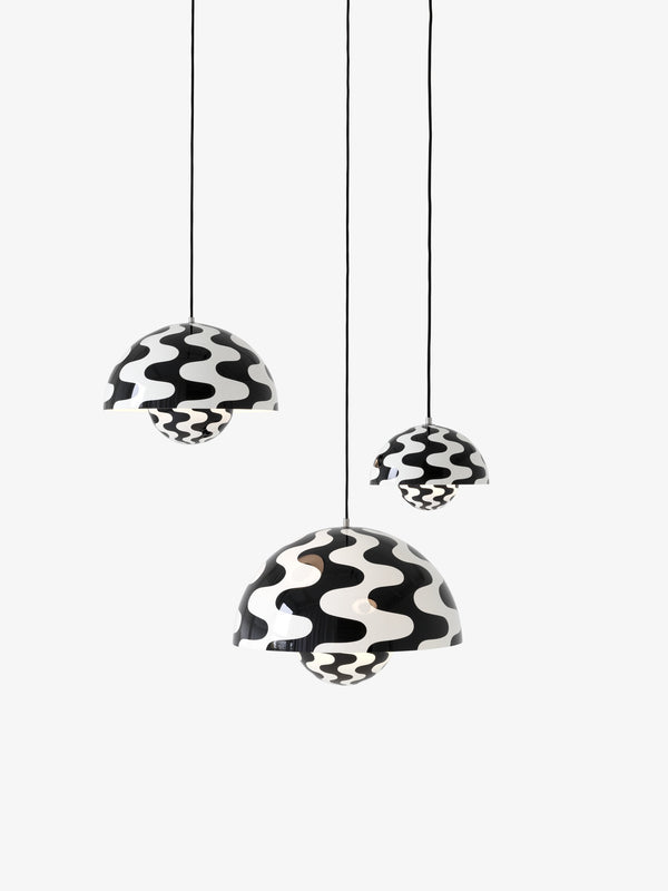 &Tradition Flowerpot Vp2 Lampadario A Sospensione, particolare del diffusore luminoso