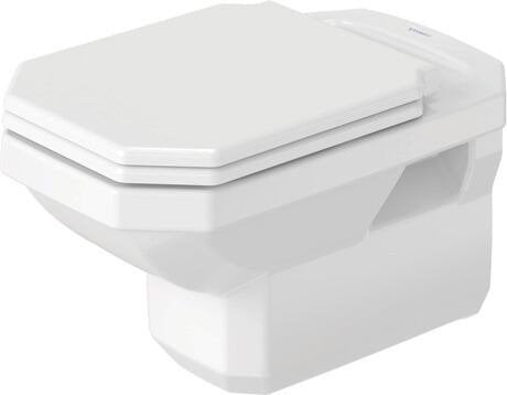 Vaso Sospeso classico a Cacciata senza sedile in ceramica bianco 018209 serie 1930 Duravit