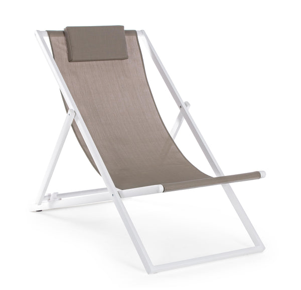 Andrea Bizzotto Taylor sedia a sdradio tobacco e alluminio bianco 0662085