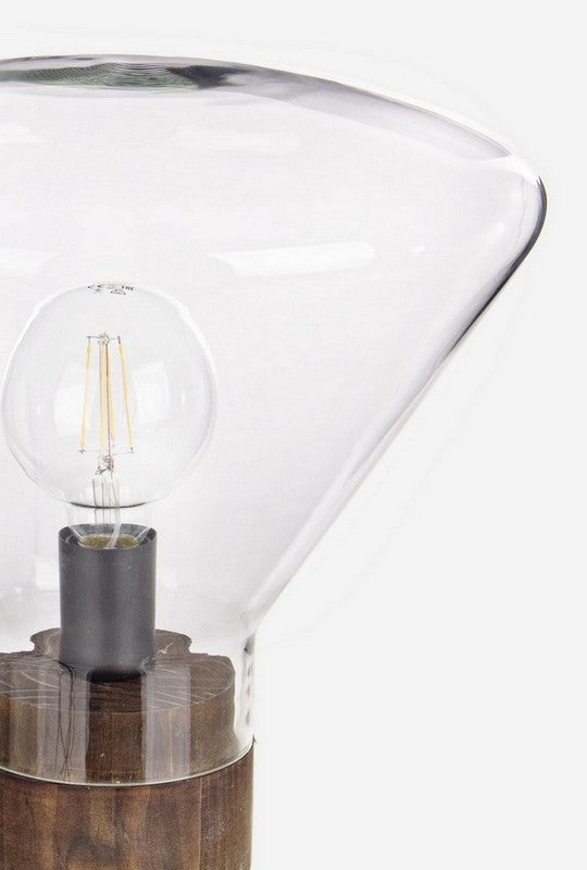 Andrea bizzotto Jasper svas lampada da tavolo con base in legno 0826364