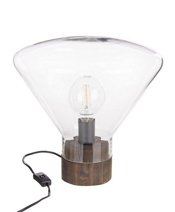 Andrea bizzotto Jasper svas lampada da tavolo con base in legno 0826364