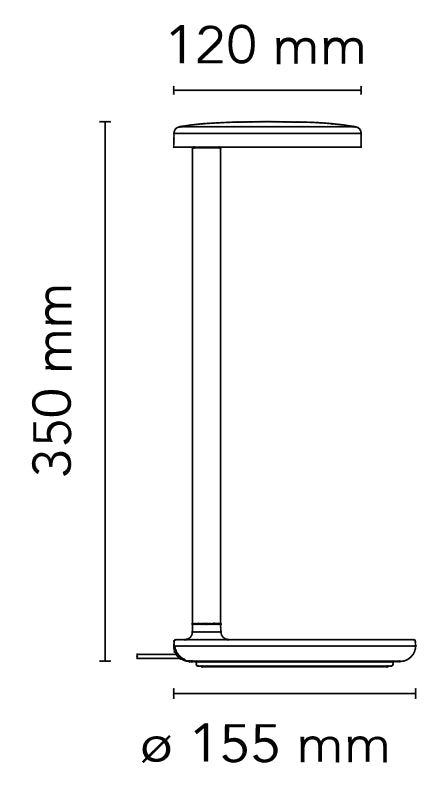 Flos Oblique Lampada Da Tavolo professionale Ruggine Opaco luce anti abbagliamento