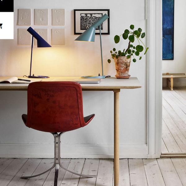 Louis Poulsen AJ Mini Table Lampada Da Tavolo Blu notte 20w E14