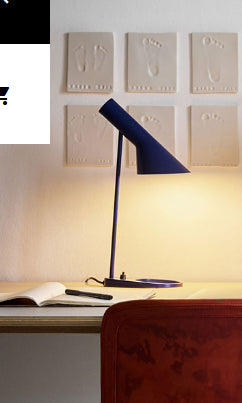 Louis Poulsen AJ Mini Table Lampada Da Tavolo Blu notte 20w E14