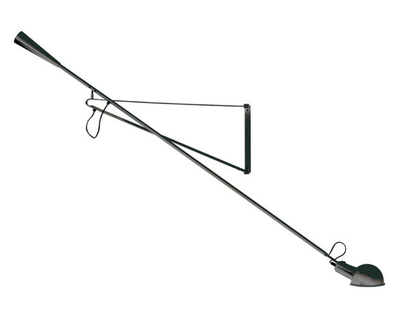 Flos 265 Lampada da parete 85 cm orientabile in acciaio nero