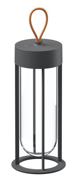 Flos In Vitro Unplugged Lampada ricaricabile antracite 2700K da esterno