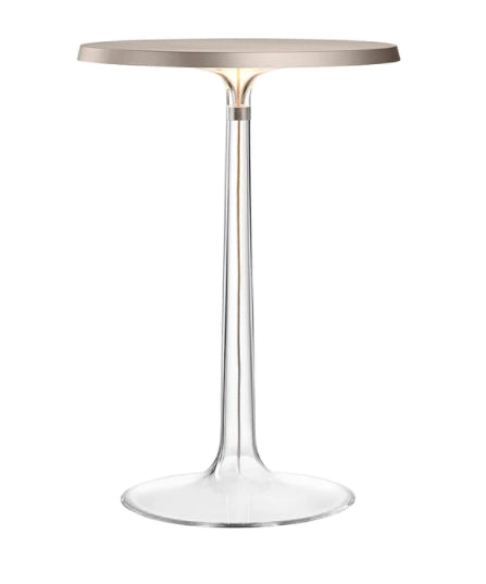 Flos Bon Jour Lampada Da Tavolo 41 cm a luce diffusa Senza corona cromo opaco