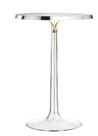 Flos Bon Jour Lampada Da Tavolo 41 cm a luce diffusa Senza corona cromo