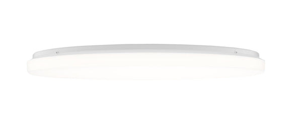 Flos Clara Lampada da parete e soffitto 60 cm a luce diffusa senza cornice in policarbonato bianco
