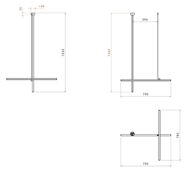 Flos Coordinates Ceiling 1 CLIII Lampada LED A Sospensione Argent Moon