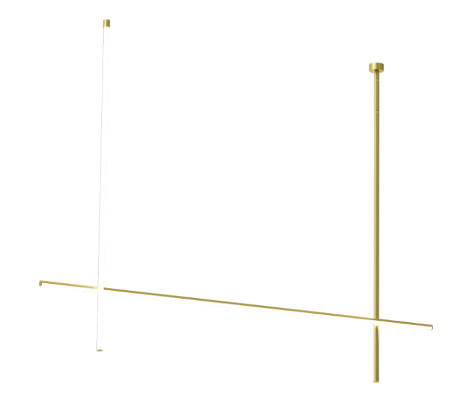 Flos Coordinates Ceiling 2 CLIII Lampada a Sospensione Champagne Anodizzato