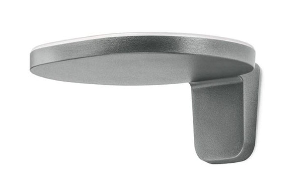 Flos Oplight W1 Lampada Da Parete a luce indiretta Textured Metallic Grey