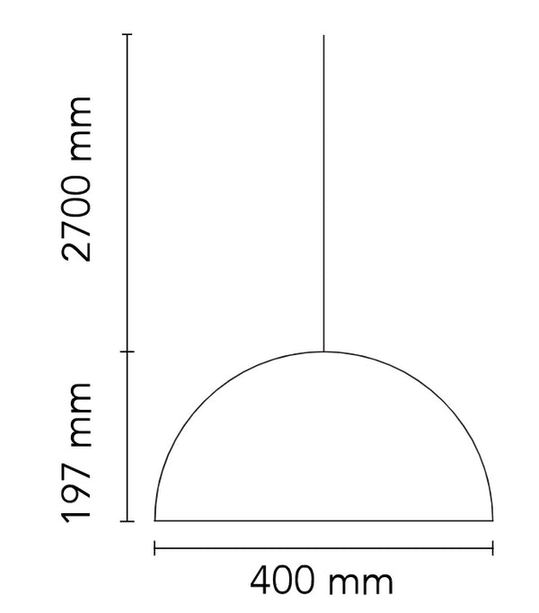 Flos Skygarden Small Lampada 40 cm sospesa nero lucido