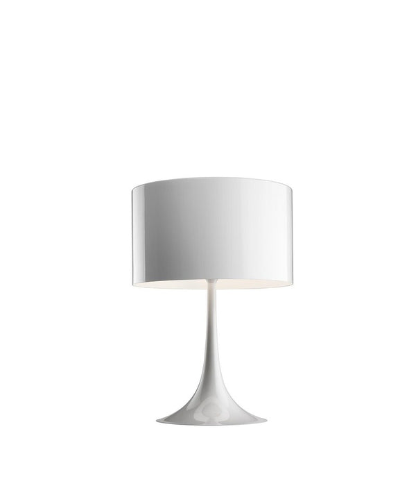 Flos Spun Light Table 2 Lampada da tavolo Bianco lucido, particolare del diffusore luminoso