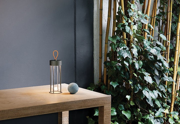 Flos In Vitro Unplugged Lampada ricaricabile Forest Green da esterno 2700K