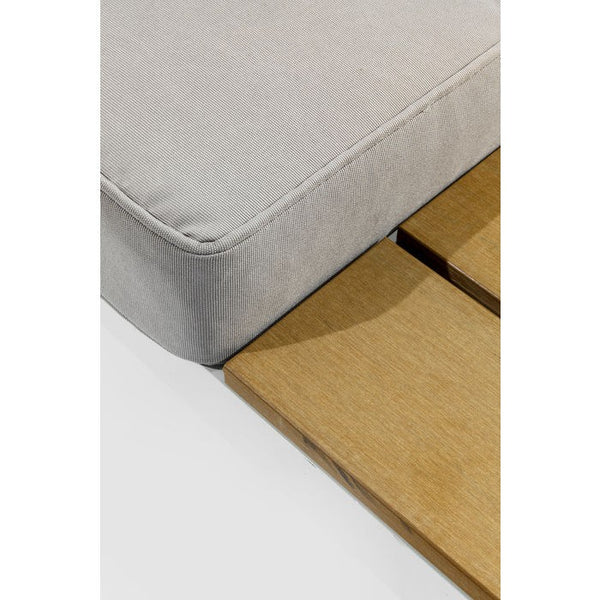 Kare Design Holiday salotto angolare da Esterno Giardino Grigio Bianco