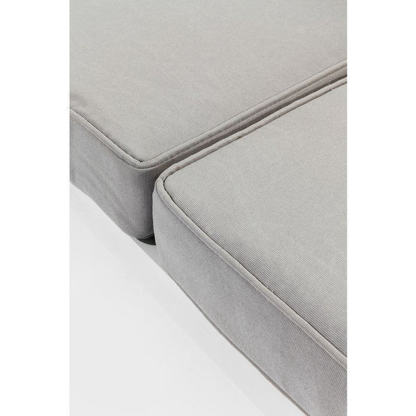 Kare Design Holiday salotto angolare da Esterno Giardino Grigio Bianco