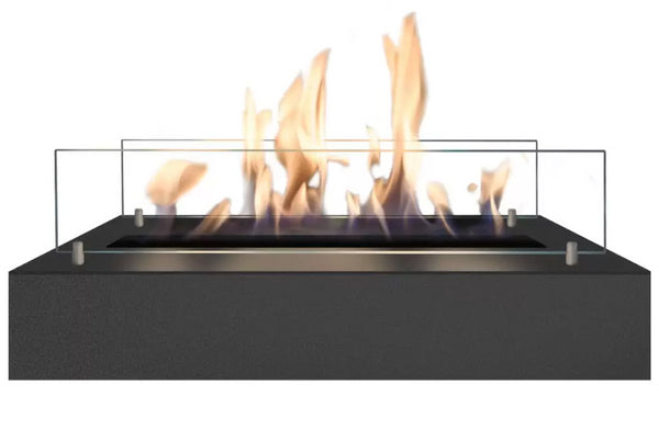 British Fires Bbru5820blx Bio Bruciatore A Bioetanolo Da 57,5x20 Cm Nero Con Bordo