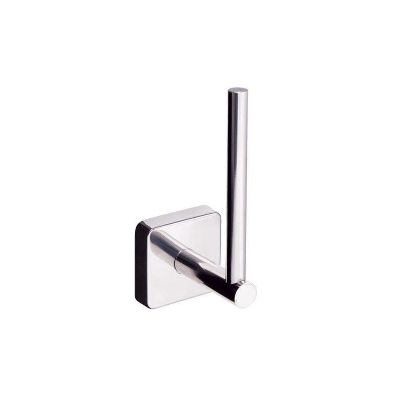 New line p5 portarotolo verticale in acciaio inox cromato