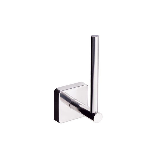 New line p5 portarotolo verticale in acciaio inox cromato Cromo Lucido, dettaglio ravvicinato del materiale e...