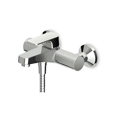 Wind Zucchetti Set Miscelatori per Lavabo Bidet e Vasca, vista laterale dello spessore e del bordo - Zucchetti Rubinetteria