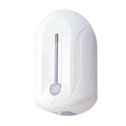 New Line S1 Dispenser 1100ml A Batterie Per Sapone Gel con Sensore Di Movimento Bianco