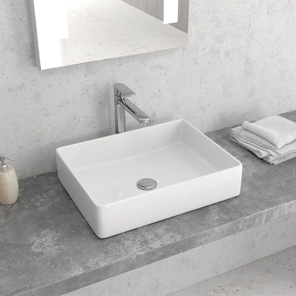 New Line Xr2 Lavabo 47x36 Da Appoggio In Porcellana Bianco