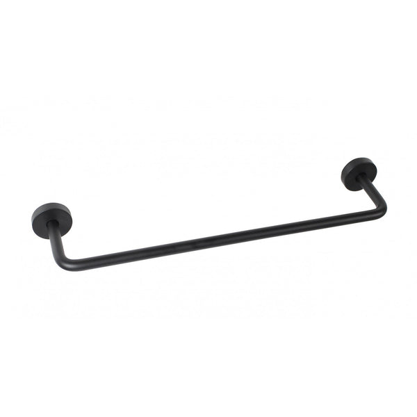 Koh-i-noor Tito 7404N portasciugamani 48 cm a muro in ottone nero opaco