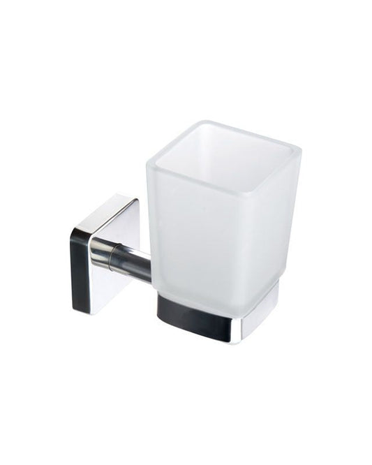 New Line M3 Bicchiere Portaspazzolini In Acciaio Inox cromo Cromo Lucido, dettaglio ravvicinato del materiale e...