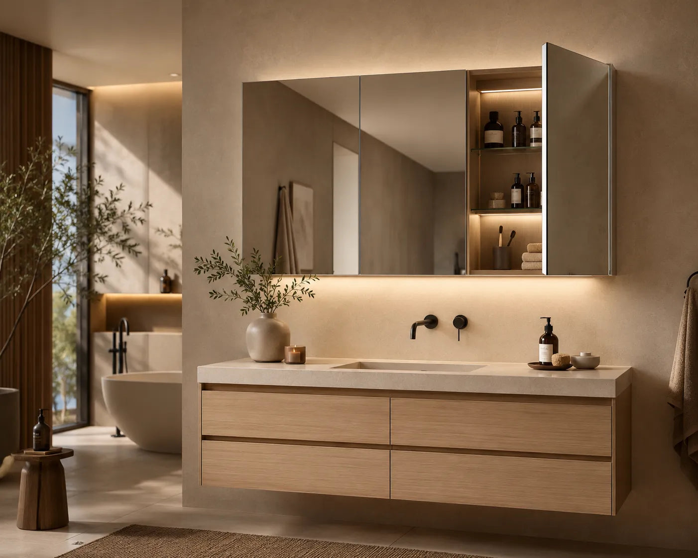Specchio Contenitore Bagno: Guida Completa Misure, Materiali e Funzionalita 2026