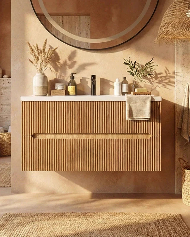 Mobile Bagno Legno: Guida Completa alla Scelta — Essenze, Finiture, Stili e Manutenzione 2026