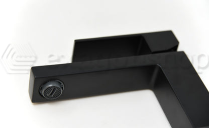 Miscelatore per lavabo con scarico click clack nero opaco PILLAR 9k301